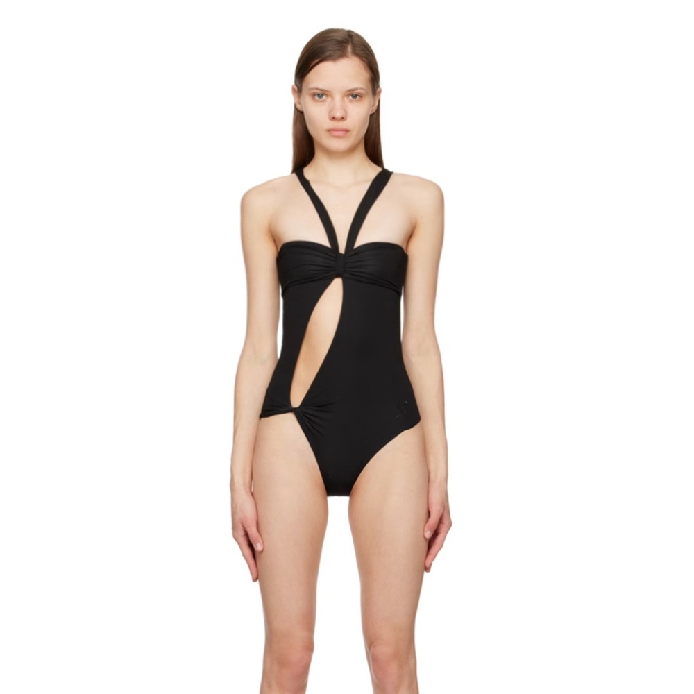 Blumarine One-Piece Cut-Out Swimsuit, XS